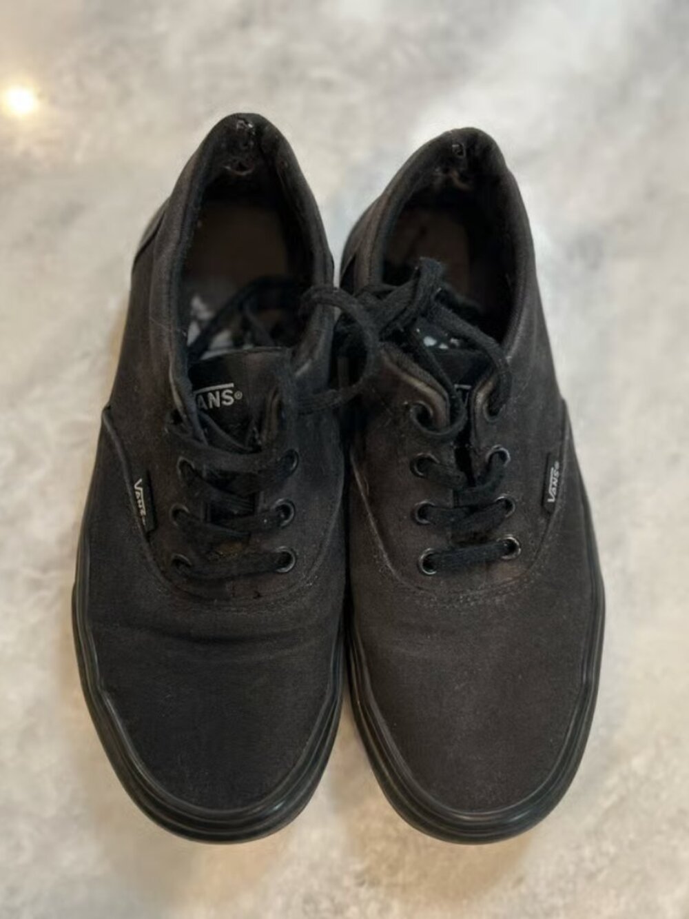 Classic Black Casual Sneakers